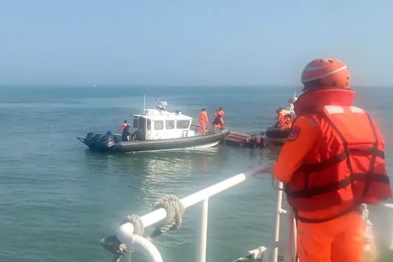 القارب الذي تعرض لحادث مميت قبالة تايوان في 14 فبراير